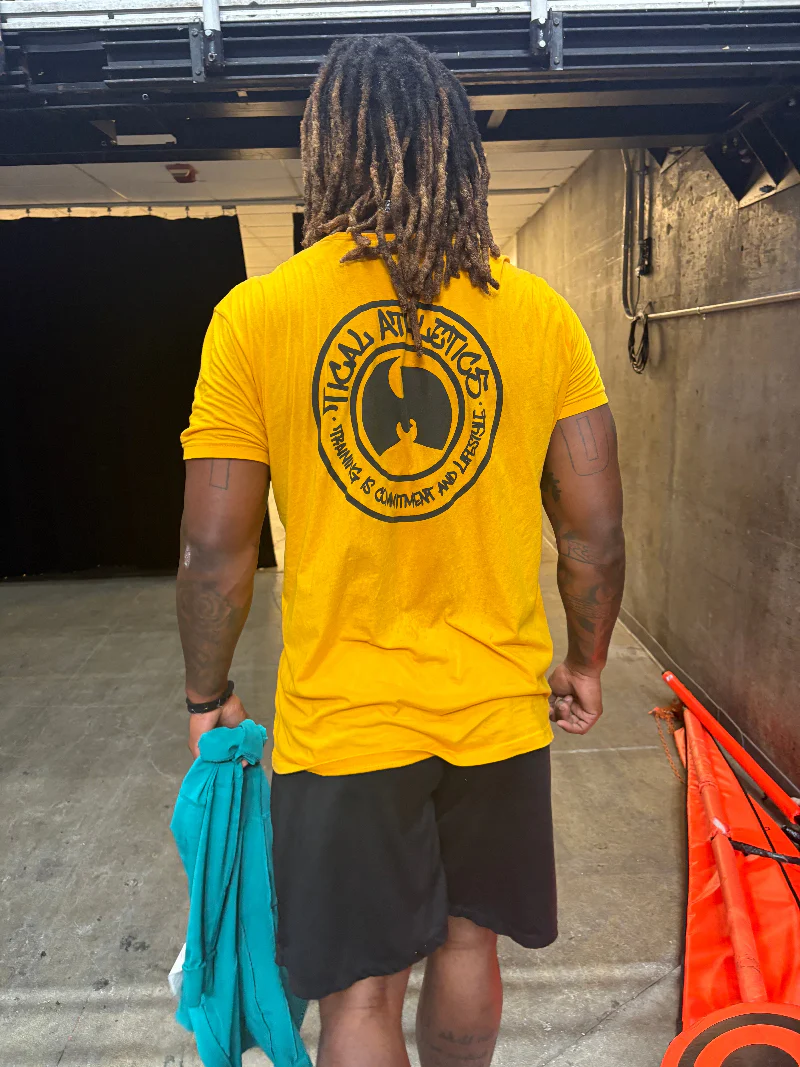 TICAL Athletics T Shirt Yellow and Black - Image 4